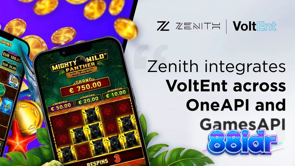 Tampilan antarmuka permainan slot modern dengan grafis yang cerah dan menarik.